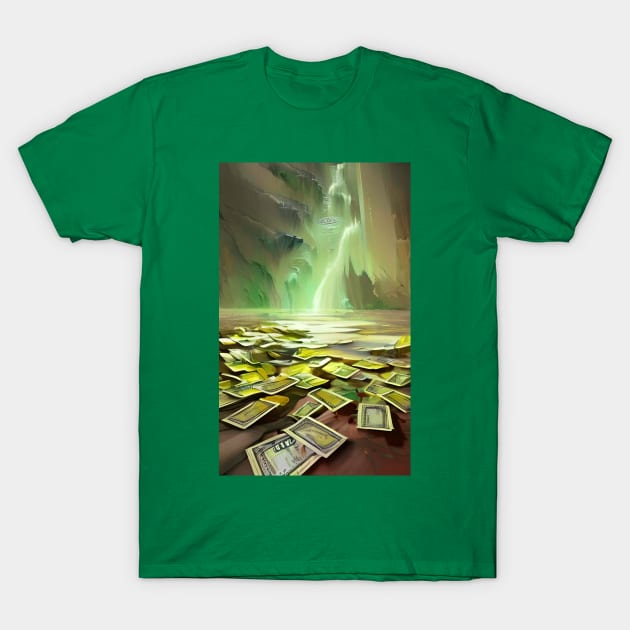 Fountain of wealth T-Shirt by Gaspar Avila